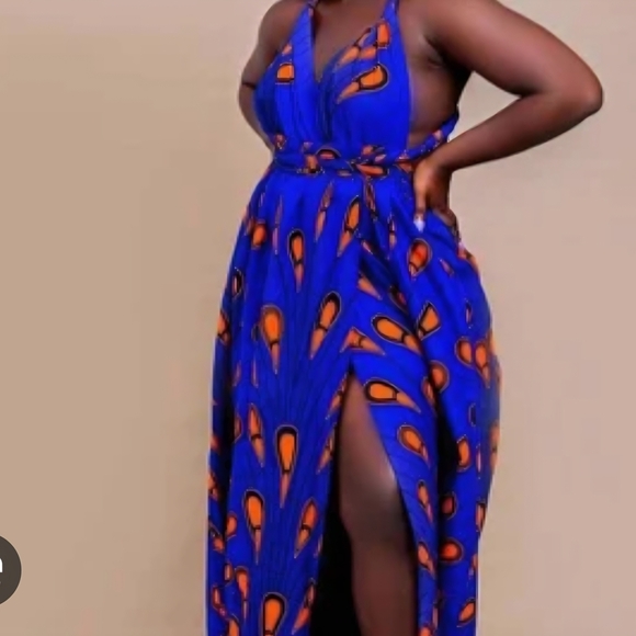 Blue Asymmetrical Ruffled One Shoulder Dress Size L - Picture 2 of 10